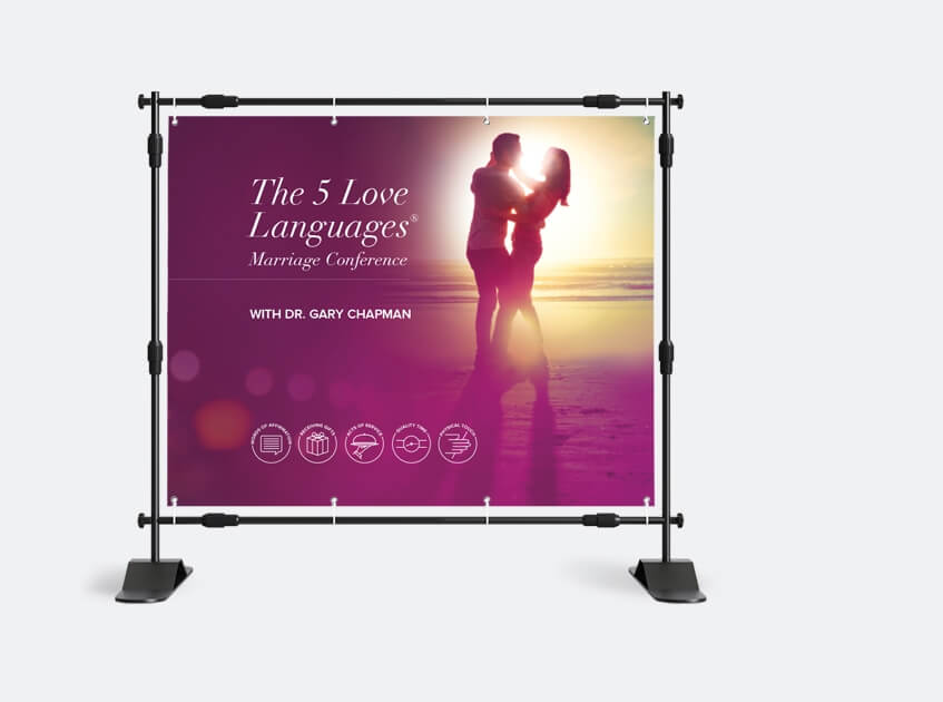 conference materials image - banner on stand